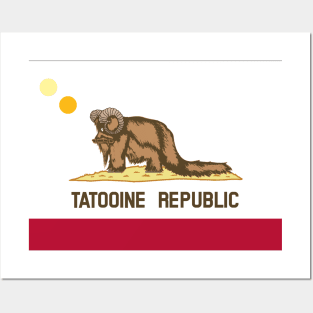 Tatooine Republic Flag Posters and Art